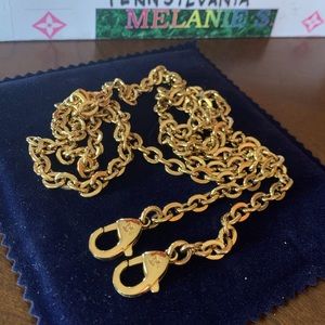 Louis Vuitton Gold Felicie Chain